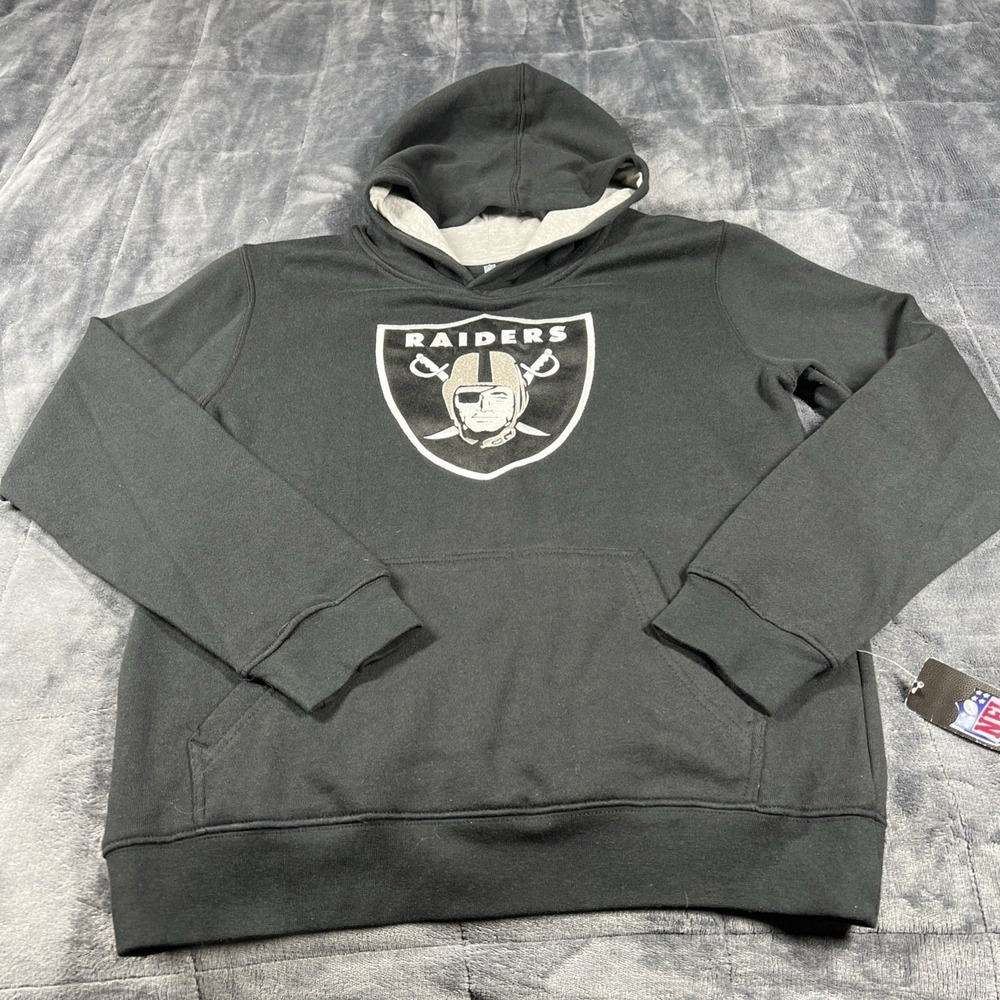 NFL Raiders Youth Hoodie Sweater Size XL